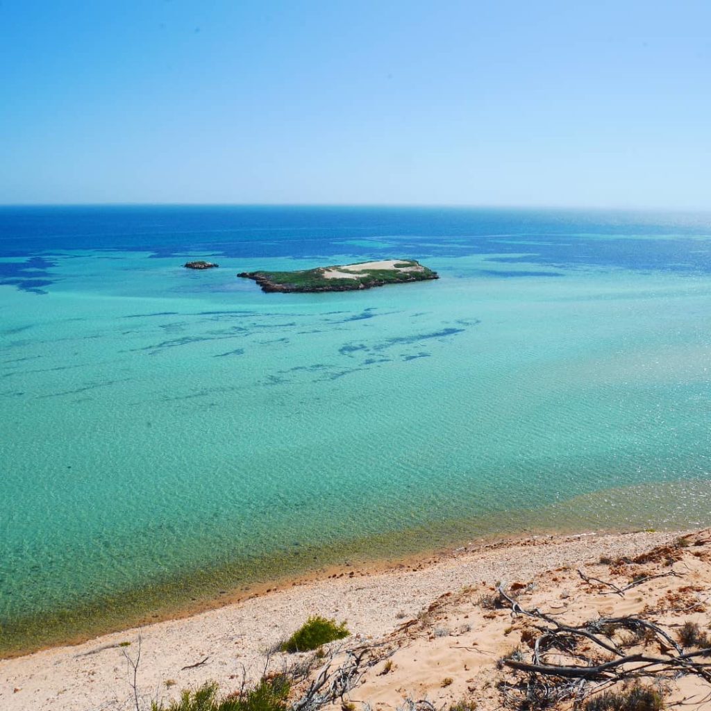 roadtrip exmouth blue ocean Australie